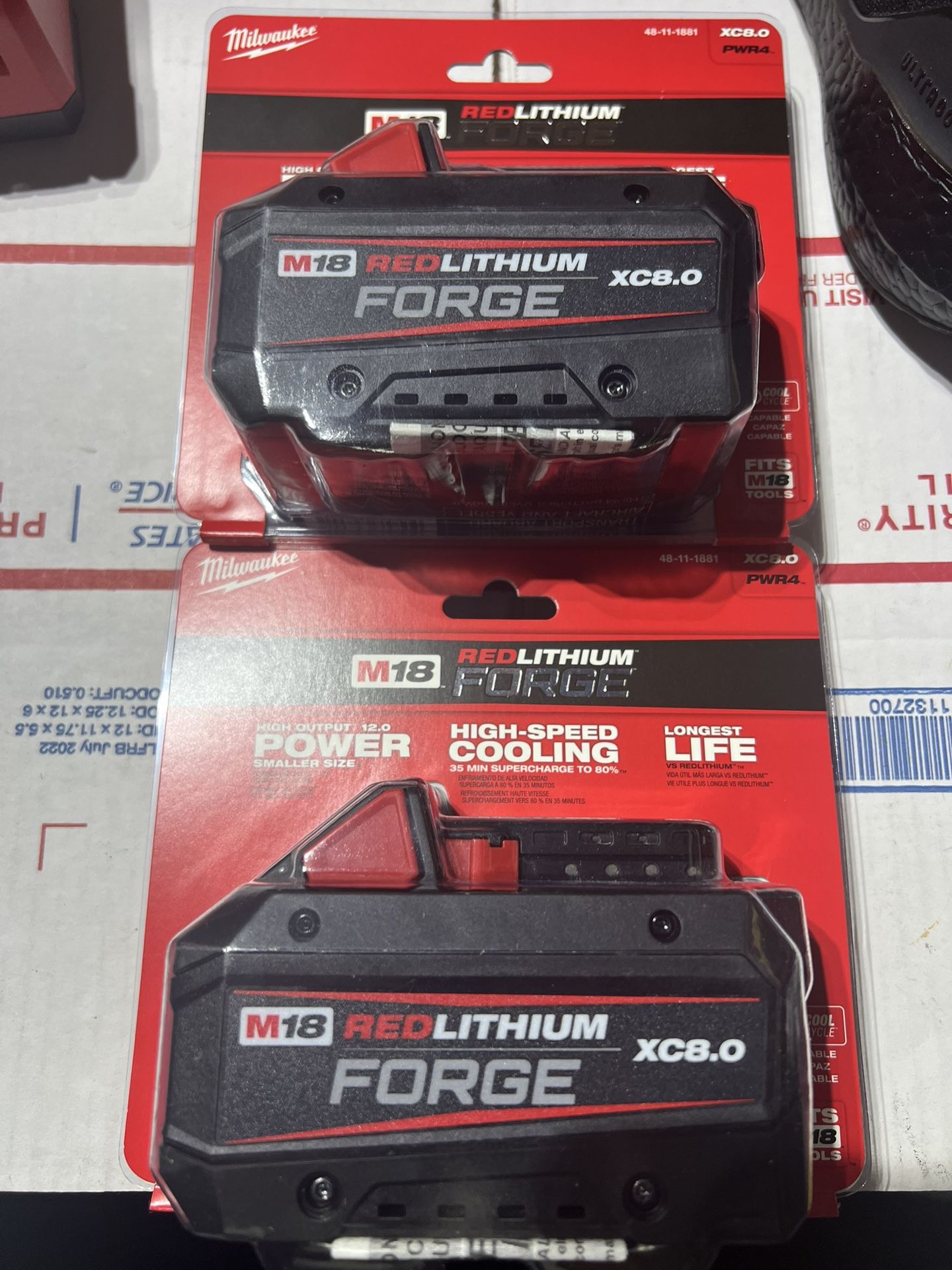 M18 18V Lithium-lon REDLITHIUM FORGE XC 8.0 Ah Battery Pack