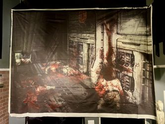 Halloween Bloody Massacre Backdrop