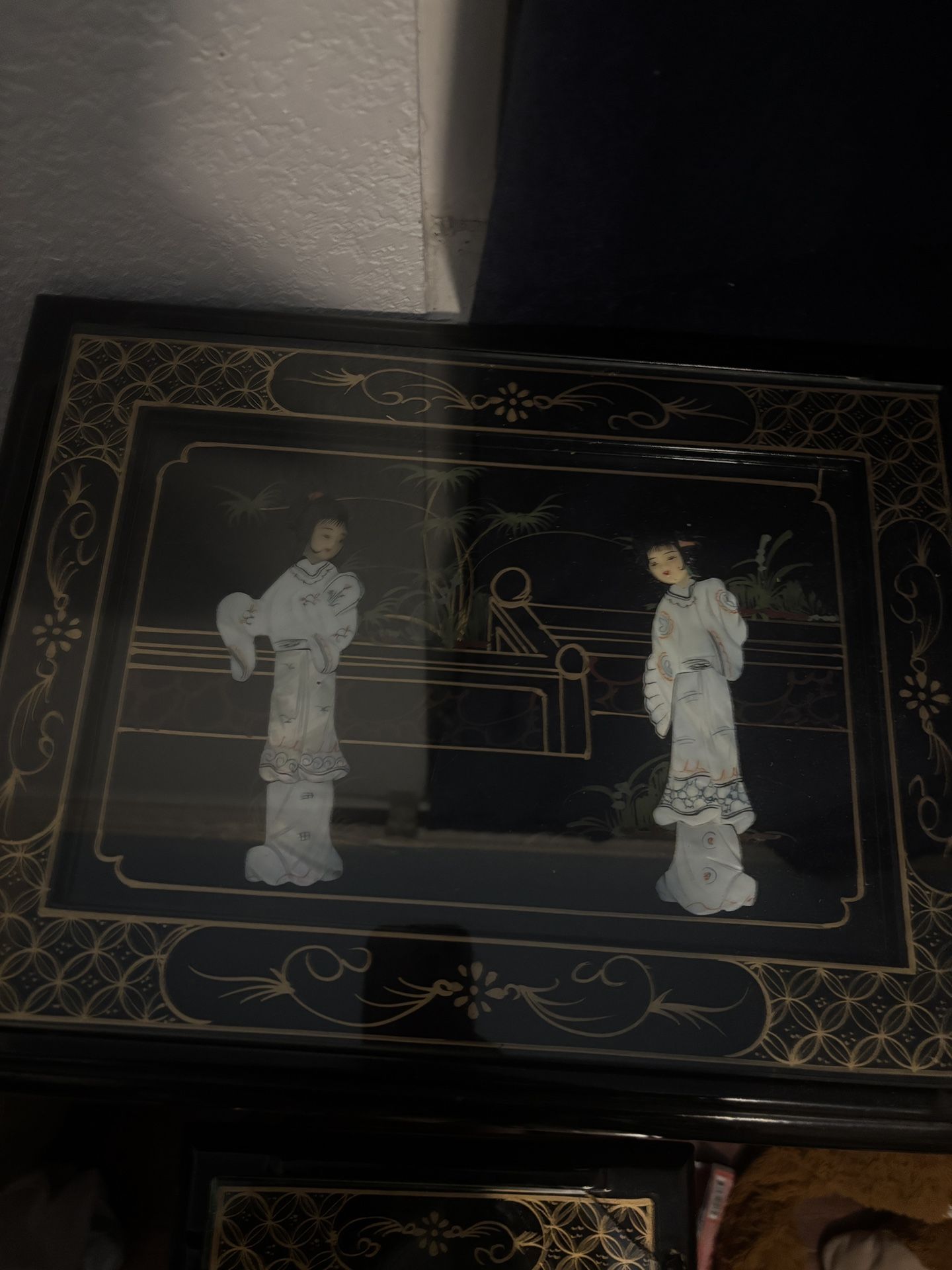 MID20th Century CHINOISERIE Nesting Table