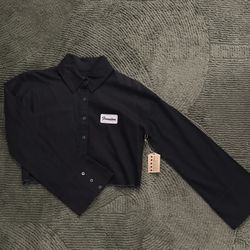Fivestar cropped button up