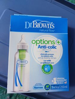Dr. Browns Anti Collic Bottles ( Set Of 3 -Never Used In Box)