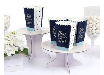 12 Party Popcorn Favor Boxes Age 2 - NEW