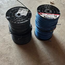 (4) Rolls BLU & BLK 500ft each 12 stranded