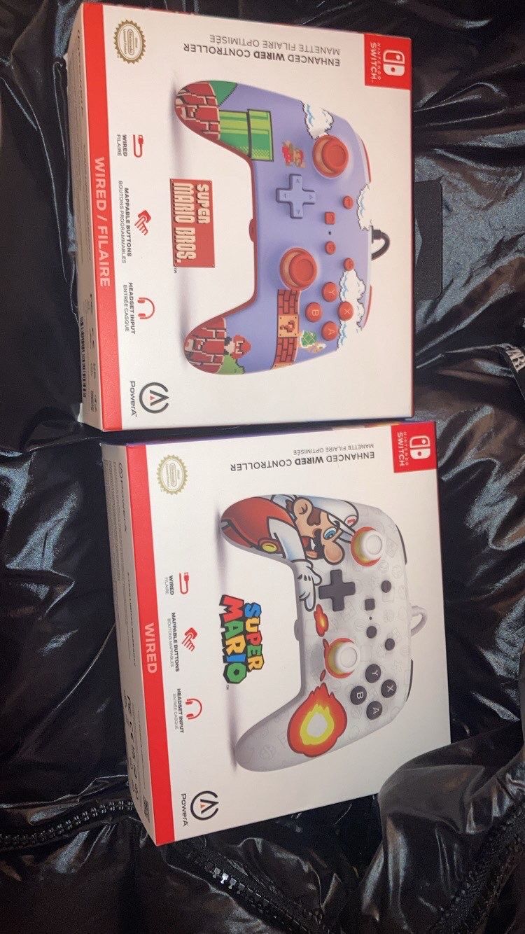 Wired Nintendo Switch Controller Bundle 