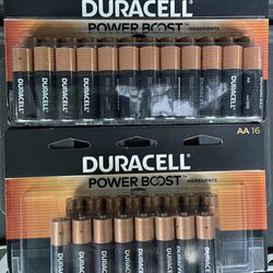 Duracell AA 24 And 16 Pack-$22 Both