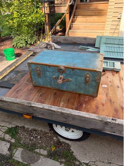 Vintage Storage Trunk, 30 by 16 by 12 high, $15