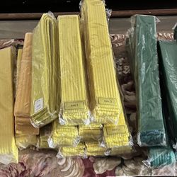 NeW Colored Belts, Martial Arts 1.00 Each
