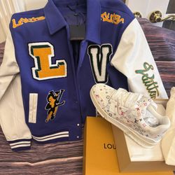 Jacket And Sneaker Combo Ask For Size And Price