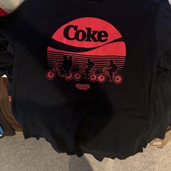 Rare Coke Stranger Things Tshirt 