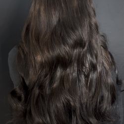 black hair extensions