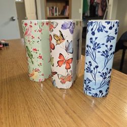 NEW Letter Flower Vases 4.9in X 6.5 in ($8 Each, 3 Available)