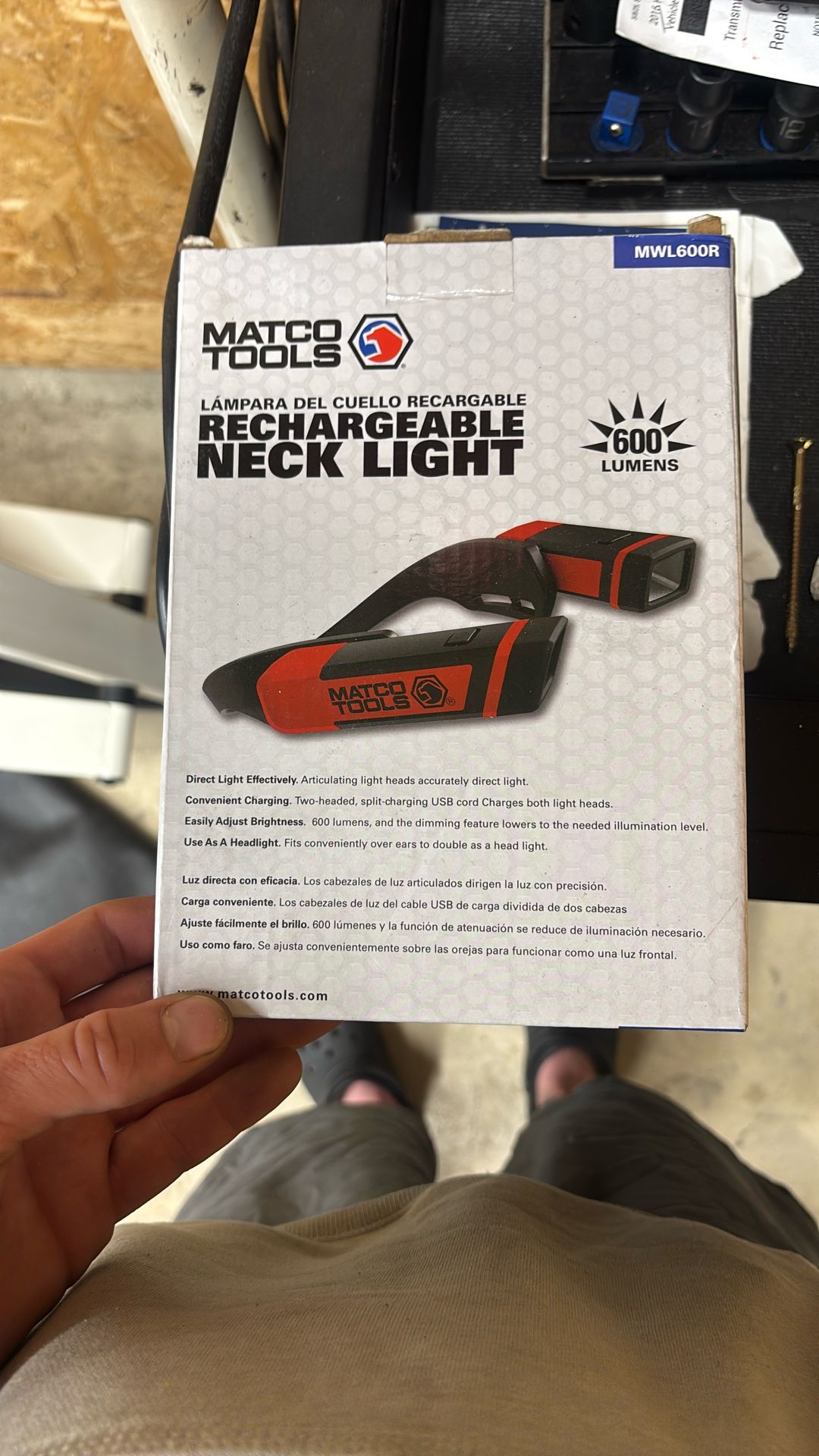 Matco Rechargeable Neck Light