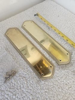 Baldwin Brass Push Plates - Pair For $20