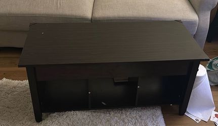 Coffee table with storage