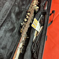 Nice Silver Soprano Saxophone with New Reeds $380 Firm