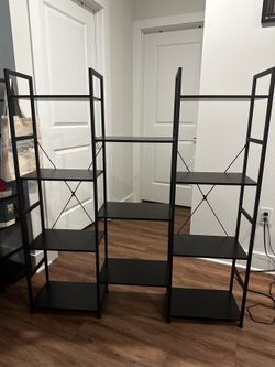 4 Tier Bookshelf, Bookcase with 11 Open Display Shelves, Adjustable Rustic Industrial Style Book Shelves, Modern Bookshelves for Bedroom, Living Room 