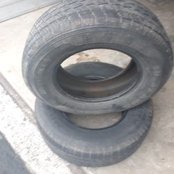 2 tires p215/75R15
