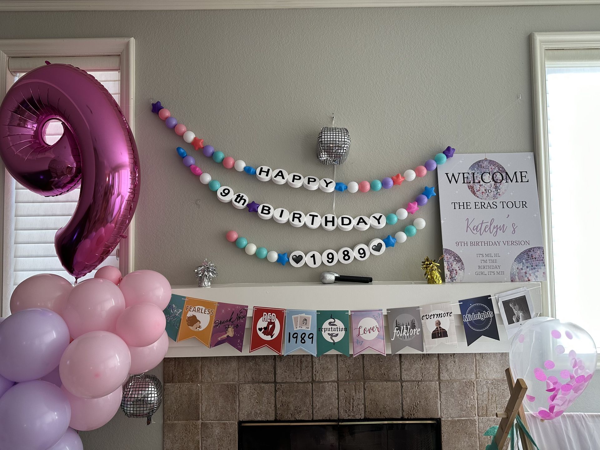 Taylor Swift Eras tour Party Decor
