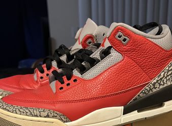 Nike Air Jordan 3 Retro SE Unite Fire Red Cement Men's Size 11 