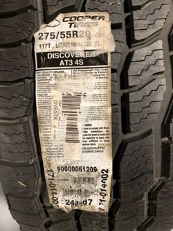 Cooper 275/55R20 Tires for Sale 🚘 Great Value!
