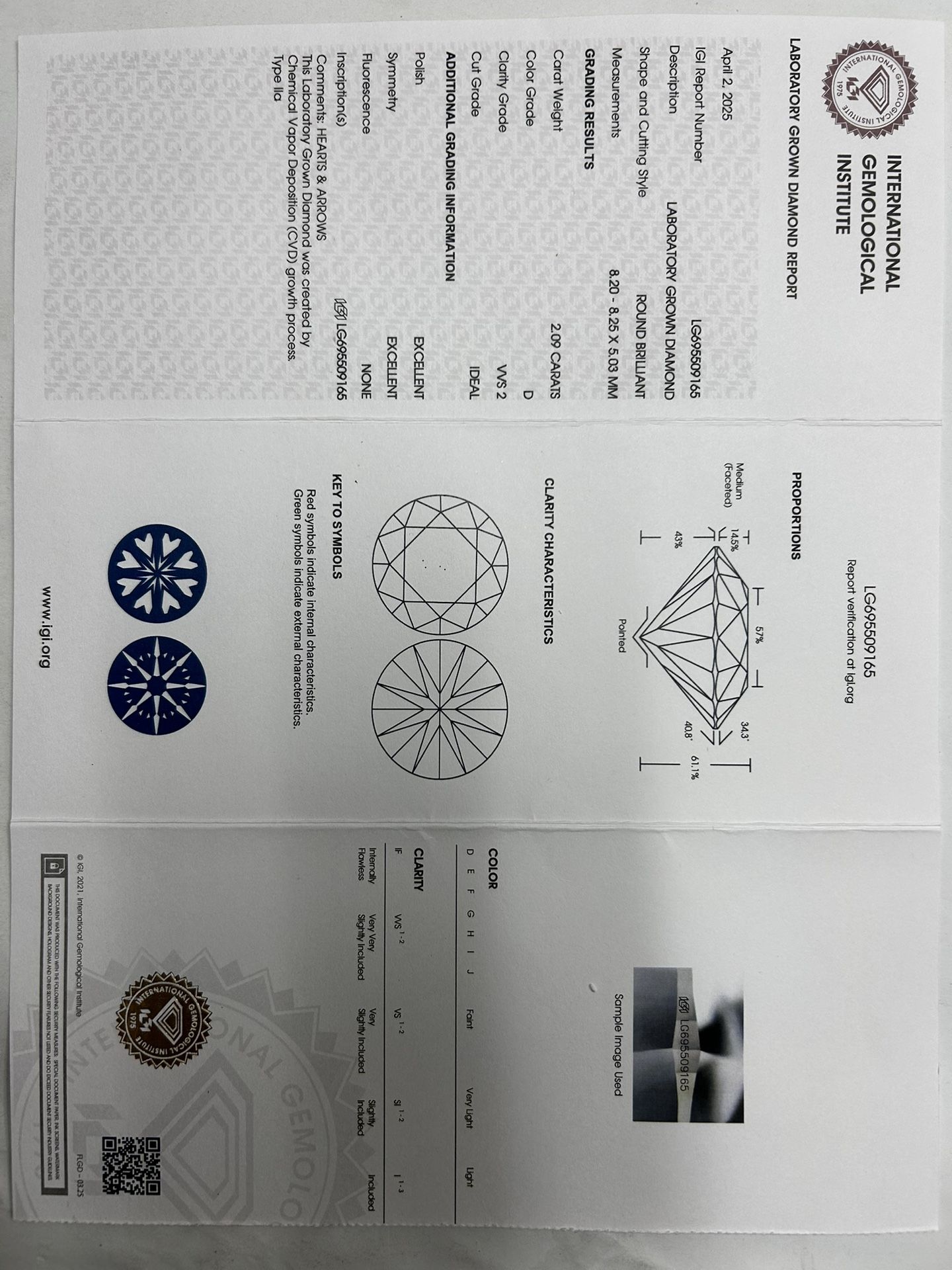 Round Shape Certified Lab Diamond Wedding