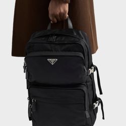 Prada Bag ( Re-Nylon and Saffiano leather backpack) 