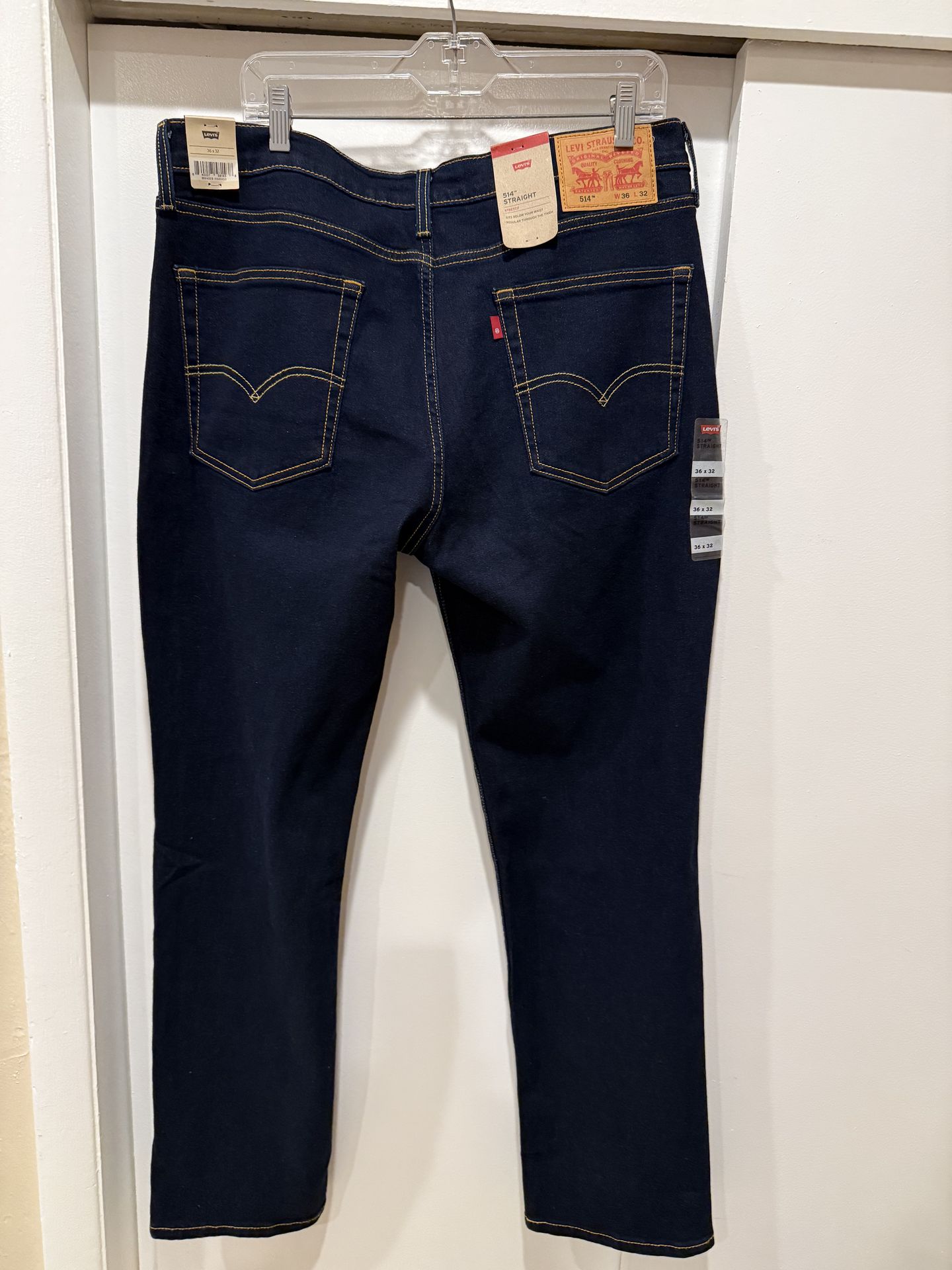 Levi's 514 Straight Fit Men's Jeans Size 36/32 Stretch
