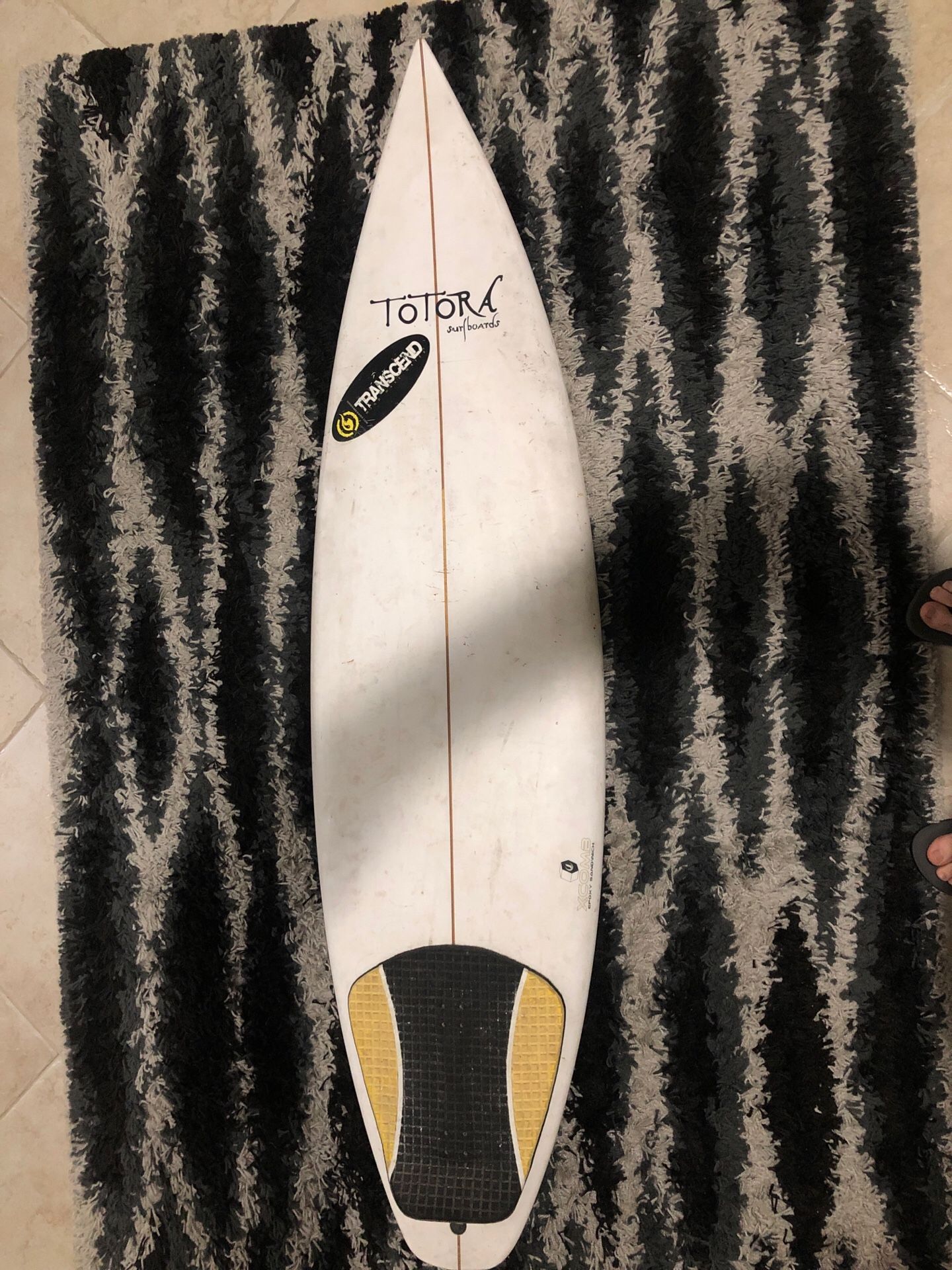 Totora surfboard