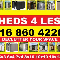 Brand New Sheds For Sale 5x3 6x4 8x10