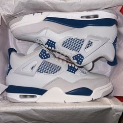 New Retro Nike Air Jordan 4 iv Military industrial Blue — Size 9 — Only $260