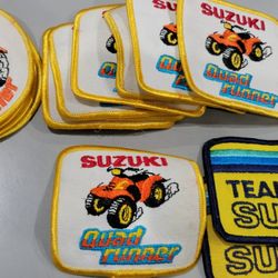  Suzuki Embroider Racing Patches.