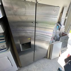 Whirlpool Stainless Steel Double Door Refrigerator 