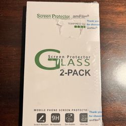 iPhone 6/6S/7/8 screen protector, tempered glass, 2 protectors and additional tools to install