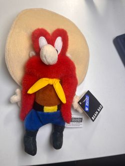 Warner Bros Studio Store YOSEMITE SAM Bean Bag Plush Looney Tunes Vintage 1998