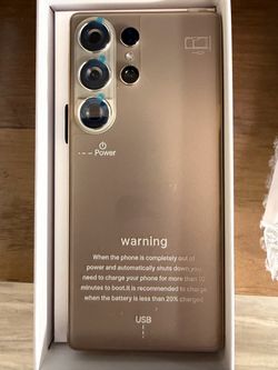 Smartphone with Stylus, Gold (new never used)
