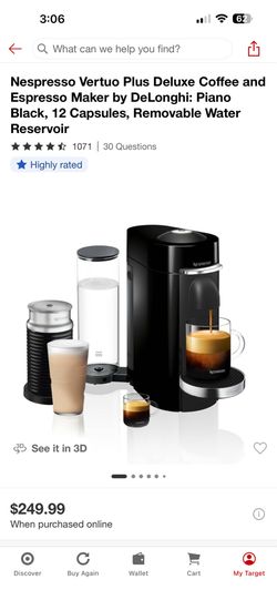 Nespresso Coffee Machine