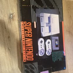 Super Nintendo With Box