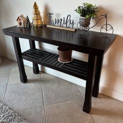 Pier 1 Imports solid wood console/entryway table