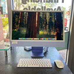 24” Apple iMac M1 8-Core – 8GB / 512GB – Purple (Open Box) 💻💜