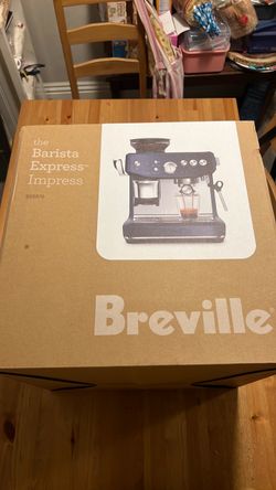 Breville barista express impress blue