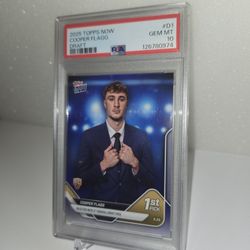 2025 Cooper Flagg Topps Rookie Card - PSA 10