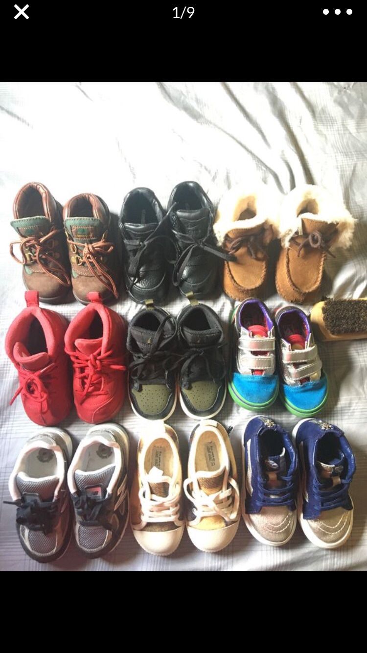 Toddler shoes mainly 7c 9pair