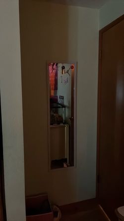 mirror with white border
