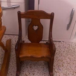 Antique Doll Rocking Chair