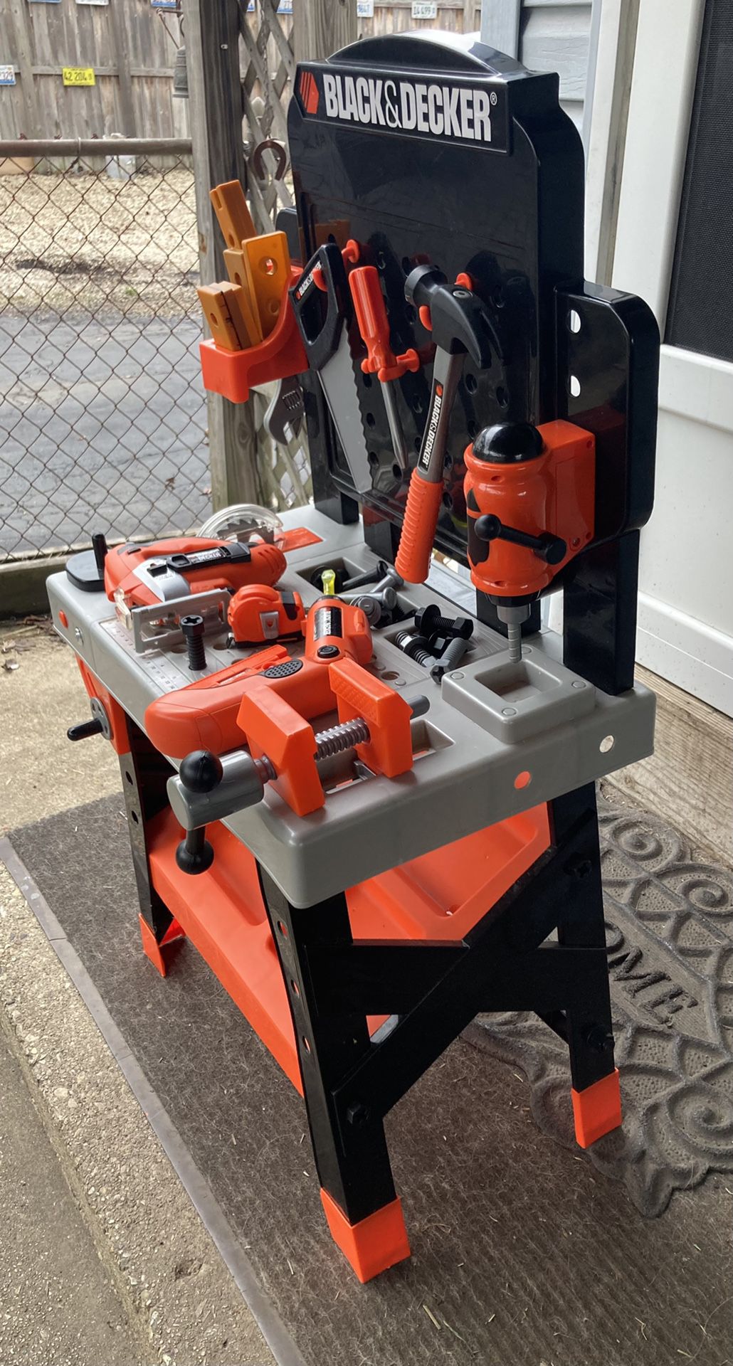 BLACK+DECKER Ready to Build Workbench Toy for Sale in Melrose Park