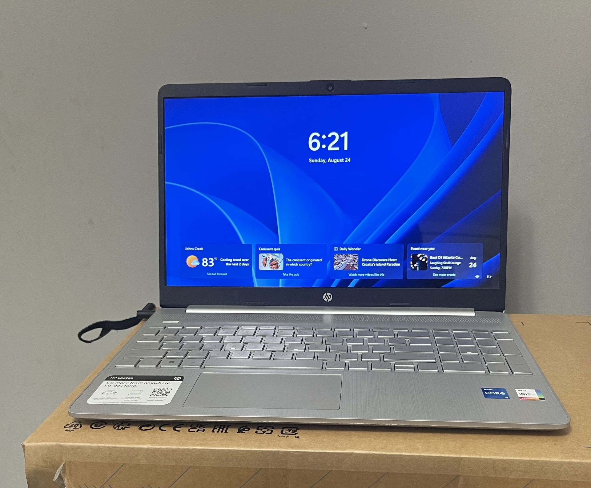 HP 15.6” Laptop – Intel Core i5 | 12GB RAM | 238GB SSD | Touchscreen | Windows 11