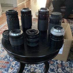 Eight Camera Lens Very Good Condition 