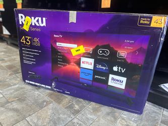 BLACK FRIDAY DEALS!!! 	43" Roku Select Series 4K LED HDR Smart 43R4A4/43R4A5
