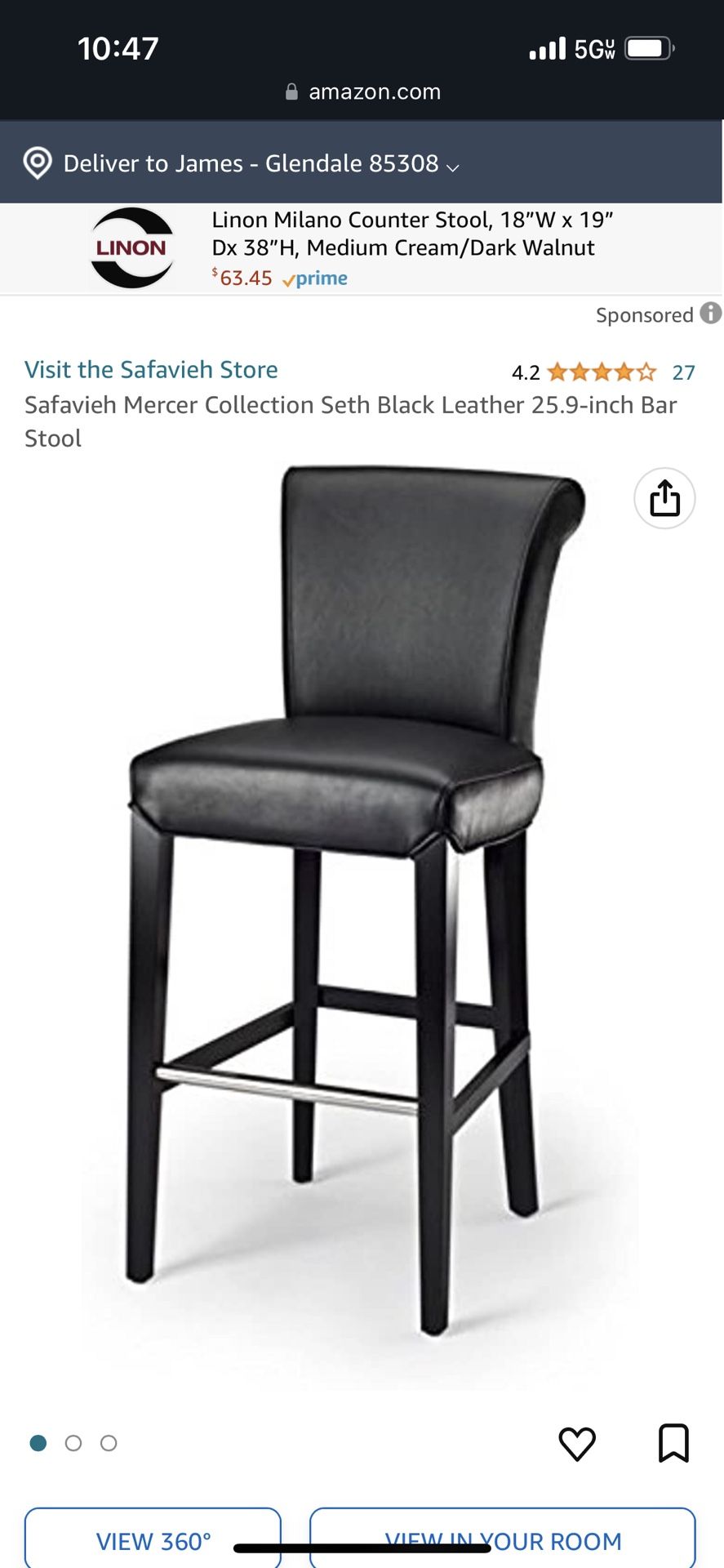 Barstool Set Of 4 for Sale in Glendale, AZ OfferUp