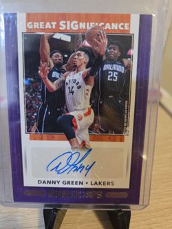 Lakers  Danny  Green  Certified  Autograph  Card